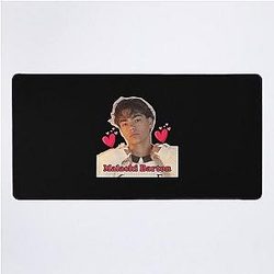 Malachi Barton Soft Aesthetic Cute Cozy Portrait Design Desk Mat
