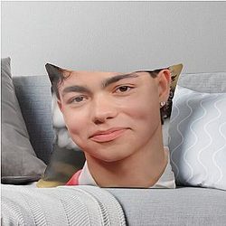 Malachi Barton Charming Portrait Design Throw Pillow