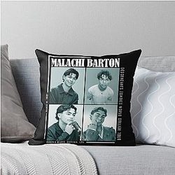 Limited Malachi Barton Retro 90's Throw Pillow