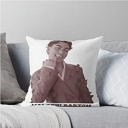 Malachi Barton Soft Modern Editorial Art Throw Pillow
