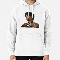 Malachi Barton Merch: Stickers, Notebooks, Posters, Journals, Mugs, Tote Bags - Aesthetic Malachi Barton Fan Art Pullover Hoodie