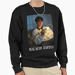 Malachi Barton Aesthetic Retro Portrait Pullover Sweatshirt