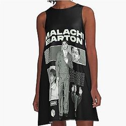 Malachi Barton 2025 Aesthetic Cool Retro TV Actor Fan Art Dress