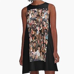 Malachi Barton Aesthetic A-Line Dress