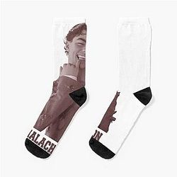 Malachi Barton Soft Portrait Modern Editorial Art Socks