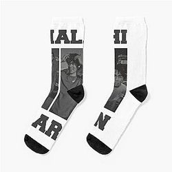 Malachi Barton Retro Modern Fan Art Socks