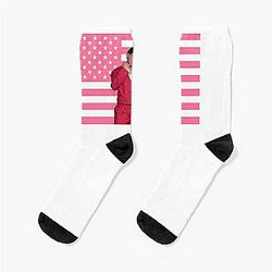Malachi Barton Pop Art Bold Modern Design Socks