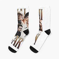 Malachi Barton Aesthetic Edit Collage Fan Art Socks