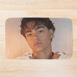 Malachi Barton Merch: sticker pack, splash note books, posters, hard cover journals, mugs, tote bags etc - Pinterest - Malachi Barton Aesthetic Fan Art Bath Mat
