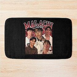 Malachi Barton Retro Collage Portrait Teen Icon Aesthetic Art Bath Mat