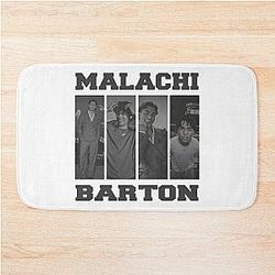 Malachi Barton Retro Portrait Modern Fan Collage Art Bath Mat