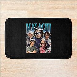 Malachi Barton Retro Hero Collage Bold Fan Art Aesthetic Bath Mat