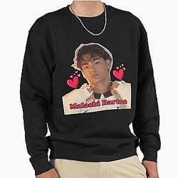 Malachi Barton Soft Aesthetic Edit - Cute Cozy Portrait Design Pullover Sweatshirt
