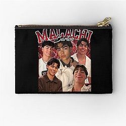 Malachi Barton Retro Collage Portrait Teen Icon Aesthetic Art Zipper Pouch