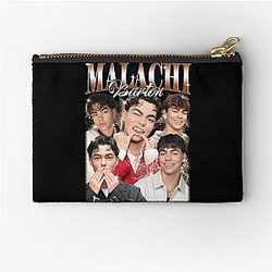 Malachi Barton Retro Portrait Zipper Pouch