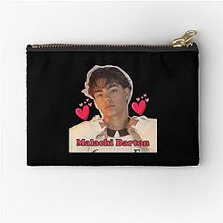 Malachi Barton Soft Edit Cute Hearts Cozy Portrait Design Zipper Pouch