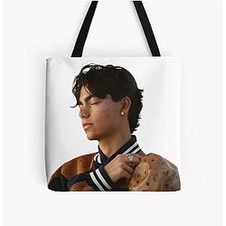 Malachi Barton Merch: sticker pack, spiral notebooks, posters, hardcover journals, mugs, tote bags - Pinterest - Aesthetic Malachi Barton Fan Art All Over Print Tote Bag