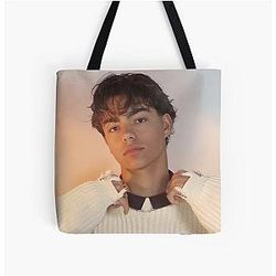 Malachi Barton Merch: sticker pack, posters, hard cover journals, mugs, tote bags etc - Aesthetic Malachi Barton Fan Art All Over Print Tote Bag