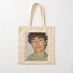 Malachi Barton Soft Cotton Aesthetic Portrait Youthful Editorial Art Style Tote Bag