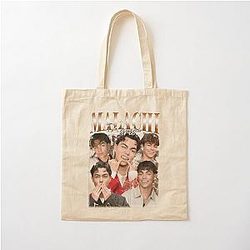 Malachi Barton Collage - Y2K Pop Star Fan Art Cotton Tote Bag