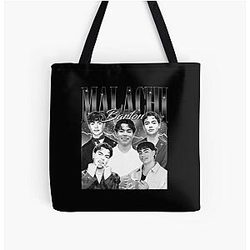 Malachi Barton 90s Vintage Bootleg Retro TV Actor Fan Art Tote Bag