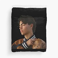 Malachi Barton Merch: sticker packs, note books, hardcover journals, mugs, tote bags etc - Pinterest - Aesthetic Malachi Barton Fan Art Duvet Cover