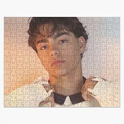 Malachi Barton Merch: sticker pack, posters, hard cover journals, mugs, tote bags, Pinterest - Aesthetic Fan Art Jigsaw Puzzle