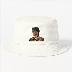 Malachi Barton Merch: sticker pack, posters, hard cover journals, mugs, tote bags etc - Pinterest - Aesthetic Malachi Barton Fan Art Bucket Hat