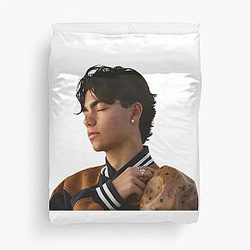 Malachi Barton Merch: sticker pack, spiral notebooks, posters, hardcover journals, mugs, tote bags, etc. - Pinterest - Aesthetic Malachi Barton Fan Art Duvet Cover