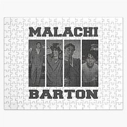 Malachi Barton Retro Portrait Modern Collage Art Jigsaw Puzzle