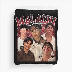 Malachi Barton Retro Portrait Teen Icon Aesthetic Art Duvet Cover