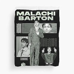 Malachi Barton 2025 Aesthetic Cool Retro TV Actor Fan Art Duvet Cover