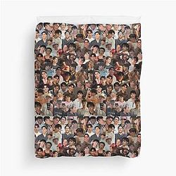 Malachi Barton Aesthetic Collage Fan Art Duvet Cover