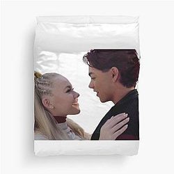 Malachi Barton and Freya Skye Merchandise: sticker pack, note books, posters, hard cover journals, mugs, tote bags etc - Pinterest - Malachi Barton Fan Art Duvet Cover