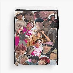 Malachi Barton Aesthetic Collage Colorful Teen Duvet Cover
