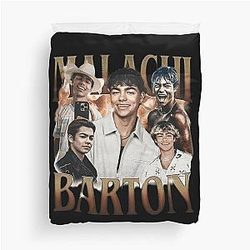 Malachi Barton Collage Warm Portrait Art Duvet Cover