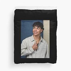 Malachi Barton Aesthetic Portrait Young Actor Editorial Style Duvet Cover