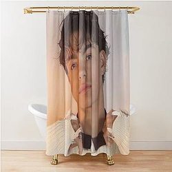 Malachi Barton Merch: sticker pack, posters, hard cover journals, mugs, tote bags - Pinterest - Aesthetic Malachi Barton Fan Art Shower Curtain