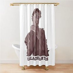 Malachi Barton Soft Modern Editorial Fan Art Shower Curtain