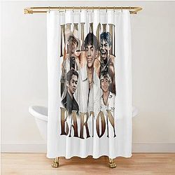 Malachi Barton Aesthetic Collage Fan Art Shower Curtain