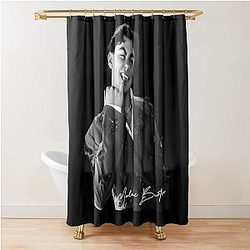 Malachi Barton Portrait Young Teen Idol Vintage Look Shower Curtain
