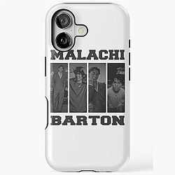 Malachi Barton Retro Portrait Modern Fan Collage Aesthetic Art iPhone Tough Case