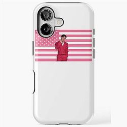 Malachi Barton Pink Flag Pop Art Bold Modern Aesthetic Design iPhone Tough Case