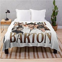 Malachi Barton Aesthetic Collage Fan Art Throw Blanket