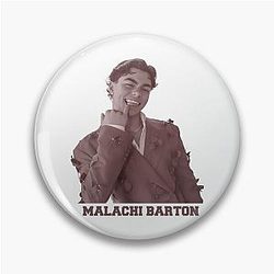 Malachi Barton Soft Portrait Modern Editorial Art Pin