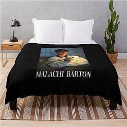 Malachi Barton Aesthetic Portrait Throw Blanket
