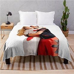 Malachi Barton and Freya Skye Merch: sticker pack, note books, posters, journals, mugs, tote bags - Aesthetic Malachi Barton Fan Art Throw Blanket