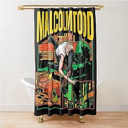 Malcolm Todd 2025 Vintage Style Shower Curtain