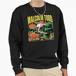Malcolm Todd 2025 Comic Vintage Pullover Sweatshirt