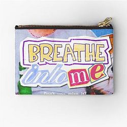 Malcolm Todd Breathe Me Zipper Pouch